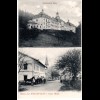 Bayern 1903, Posthilfstelle EUSCHERTSFUTH Taxe Lalling auf Schaufling-AK