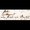 Sachsen 1856, 1 NGr. auf PROBE OHNE WERT Brief v. Dresden n. Leipzig