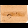 GB 1891, 1d auf 1d Streifband Ganzsache n. Soerabaya, Java, NL Indien