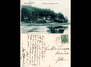 DR 1913, Nord Schleswig Posthilfstellen Stpl. SÜDERHAFF auf AK m. 5 Pf. Germania