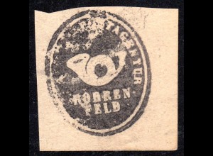 Bayern, ROHRENFELD, Postamts Siegel-Stempel auf Briefstück