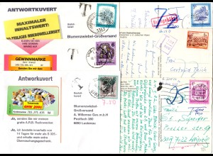 Österreich, 6 Briefe u. Karten m. Porto u. Nachgebühr Stempeln