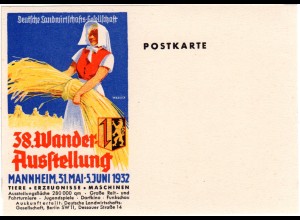 Mannheim, 38. Landwirtschafts Wander Ausstellung, ungebr. Farb-Postkarte