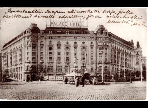 Spanien, Madrid Palace Hotel, 1923 gebr. sw-AK