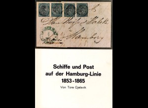 Tore Gjelsvik, Norwegen, Schiffe und Post auf der Hamburg-Linie 1853-1865