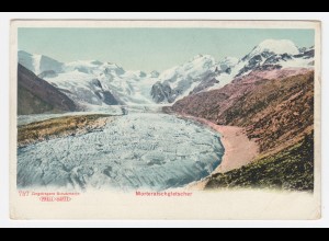Schweiz, Graubünden, Morteratsch Gletscher, ungebr. Farb-AK. #493