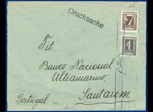 Österreich 1932, Drucksache m. 1+7 Gr. nach Portugal. #S229