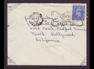Gene Autry, GB Brief v. 1947 an seine Warner Bros. Adresse. #944