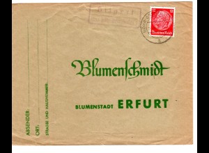 DR 1936, Landpost Stpl. HILGERT über Höhr-Grenzhausen auf Brief m. 12 Pf.