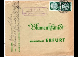 DR 1936, Landpost Stpl. ECKEL über Harburg-Wilhelmsburg 1 auf Brief m. 2x6 Pf.
