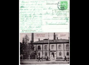 Ungarn/Rumänien, Resica Centralbureau, 1916 gebr. sw-AK m. Zensur