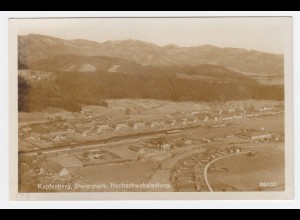 Österreich, Steiermark, Kapfenberg Hochschwabsiedlung, Luftbild Foto AK. #2238