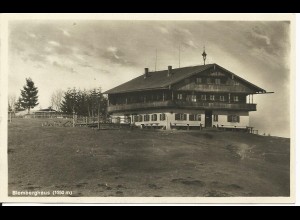 Blomberghaus, 1929 v. Bad Tölz gebr. sw AK.