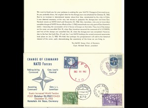 BRD, USA, Canada, Frankreich 1962, NATO Forces Change of Command Doku Brief
