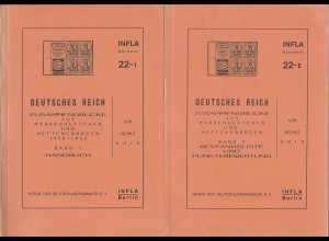 Gold: DR Zusammendrucke aus Markenheftchen und Heftchenbogen 1910-1942, Bd.1+2
