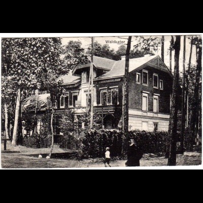 Bernau, Restaurant Waldkater, 1917 gebr. sw-AK
