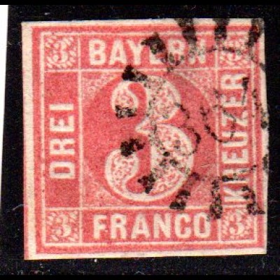 Bayern, MR 364 OBERNZENN auf breitrandiger 3 Kr.