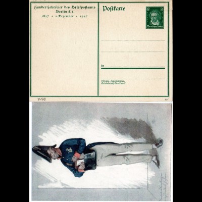 DR, ungebr. 8 Pf. Sonderpostkarte 100-Jahr-Feier des Postamts Berlin C2
