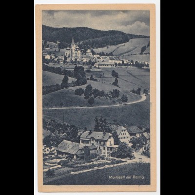 Österreich, Steiermark, Mariazell mit Rasing, ungebr. sw AK. #2264