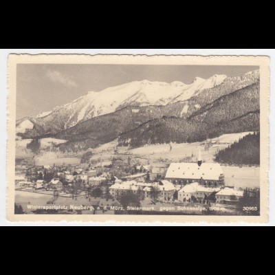 Österreich, Steiermark, Neuberg a.d. Mürz, 1942 Ostmark-gebr. sw AK. #1484
