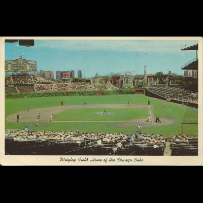 USA, Baseball, Chicago Wrigley Field, gebr. Farb AK. #3067
