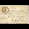 Preussen 1864, 3 SGr. auf Brief m. klarem K1 Königsberg n. Sachsen. Inhalt!