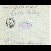 Bayern 1910, 2x5+10 Pf. auf Nachnahme Brief m. schönen OBERNZELL Stempeln