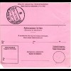 Schweden 1972, 1+2 Kr+50 öre auf Intern. Postanweisung v. SLÖINGE n. Deutschland