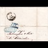 Belgien 1870, 20 C. auf Brief v. Anvers via Bahnpost Verviers n. Deutschland. 
