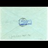 FP WK II 1941, Einschreiben Brief v. Trondheim über LG PA Berlin n. Passau