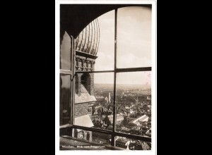 München, Blick v. Frauenturm, 1939 gebr. sw-AK