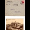 Dt. Besetzung Belgien, kl. Partie m. 6 Briefen u. Karten, u.a. Zensur u. 1 AK