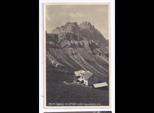 Italien, Schlüter Hütte Rifugio Genova, Villnöss Funes Südtirol sw-AK. #739