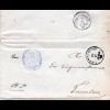 Bayern 1886, K1 FRIESENHEIM auf Bürgermeisteramts Retour Brief n. Frankenthal