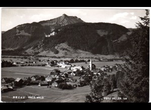 Österreich, Bezau, Gesamtansicht, 1956 gebr. sw-AK