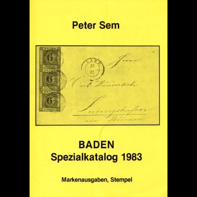 P. Sem, Baden Spezialkatalog, 5. Auflage