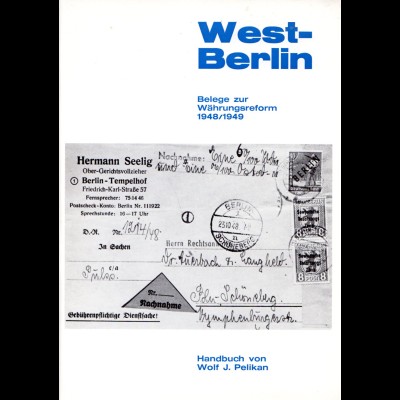 Pelikan, West-Berlin, Belege zur Währungsreform 1948/1949, 56. S. m. Bewertung