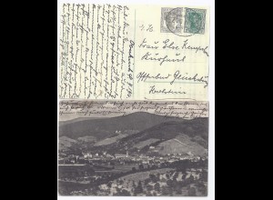 Oberkirch, 1916 gebr. sw AK m. Bahnpost Appenweier Oppenau. #1640