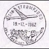 Grönland 1962, 4er Block 10 öre auf Weihnachten Luftpost Brief v. Sör Strömfjord