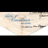 Spanien 1931, 5 Marken auf Hotel Brief v. Bilbao n. Schweden