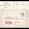 DR 1916, Frei Lt. Avers No.21 Kgl. Pr. Universität auf Brief v. Göttingen