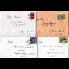 Österreich 1922, Korrespondenz v. 7 Briefen zwischen St. Pölten u. Bad Hall