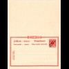 DNG P 7, 10 Pf. Doppelkarte Ganzsache m. Stpl. FRIEDRICH-WILHELMSHAFEN 