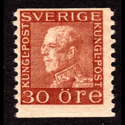 Schweden 188 I WA **, postfrische 30 öre Gustav V. 