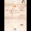 Italien Sardinien 1857, K1 TORINO u. rot S.2 sowie gestr. PD auf Brief n. Pavia