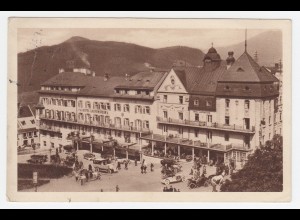 Steiermark, Mariazell, Hotel Laufenstein m. Autos, gebr. sw- AK. #2401