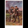 Bayern 1916, Posthilfstelle HÄFELISWALD Taxe Kreuzthal auf Rot Kreuz Farb-AK 