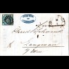 Bayern 1866, MR 224 IMMENSTADT auf Brief m. 6 Kr. v. Winkel b. Sonthofen