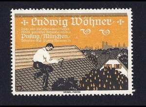 München Pasing, L. Wöhner Dach- u. Schieferdecker..., Vignette. #1267
