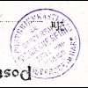DR 1904, blauer K1 Postbriefkasten Steinerne Renne auf AK m. 5 Pf. v. Hasserode